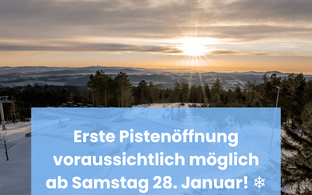 Start der Wintersaison voraussichtlich ab Samstag 28. Januar 2023.